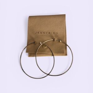 Jenny Bird Gold Thin Hoop Earrings